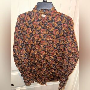 Cinch- Boys button down long sleeve shirt. Youth L (12)